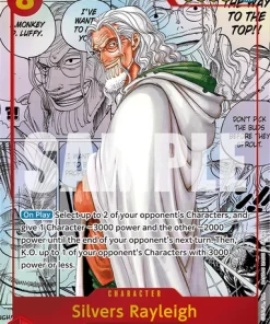 Silvers Rayleigh Secret Rare (OP08-118) Two Legends Manga Alt Art