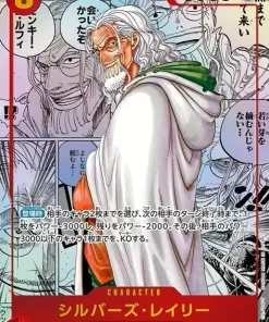 Silvers Rayleigh Secret Rare (OP08-118) Two Legends Manga Alt Art (Japanese)